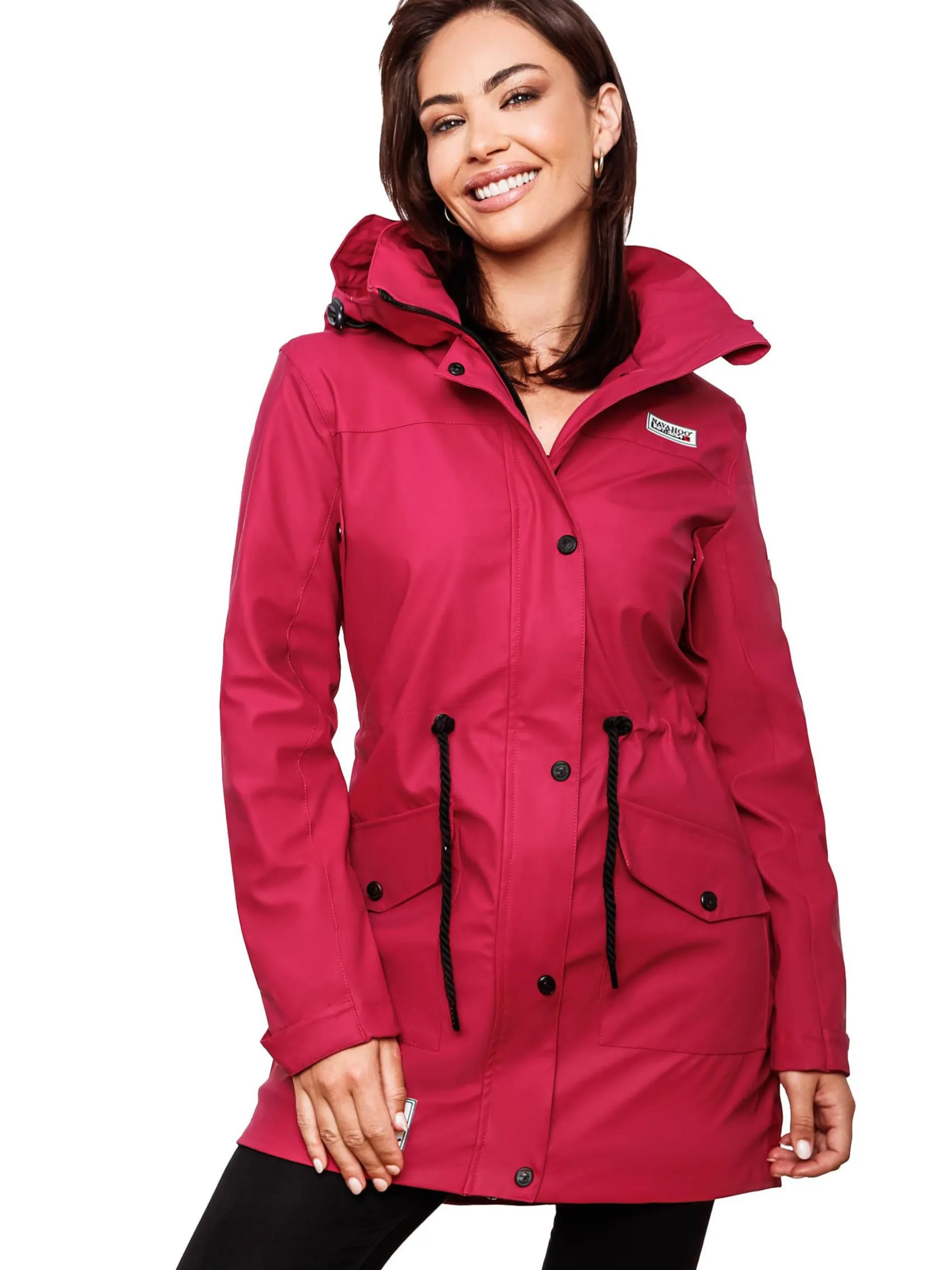 Navahoo Damen Regenjacke - Deike in fuchsia
