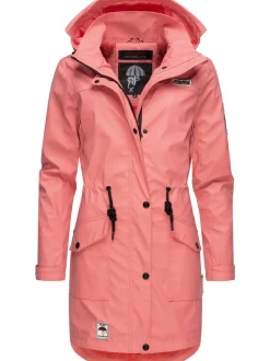 Navahoo Damen Regenjacke - Deike in koralle