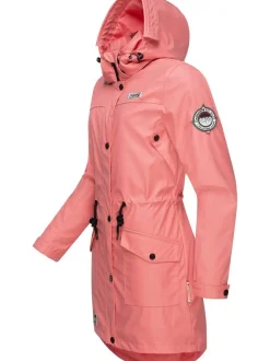 Navahoo Damen Regenjacke - Deike in koralle