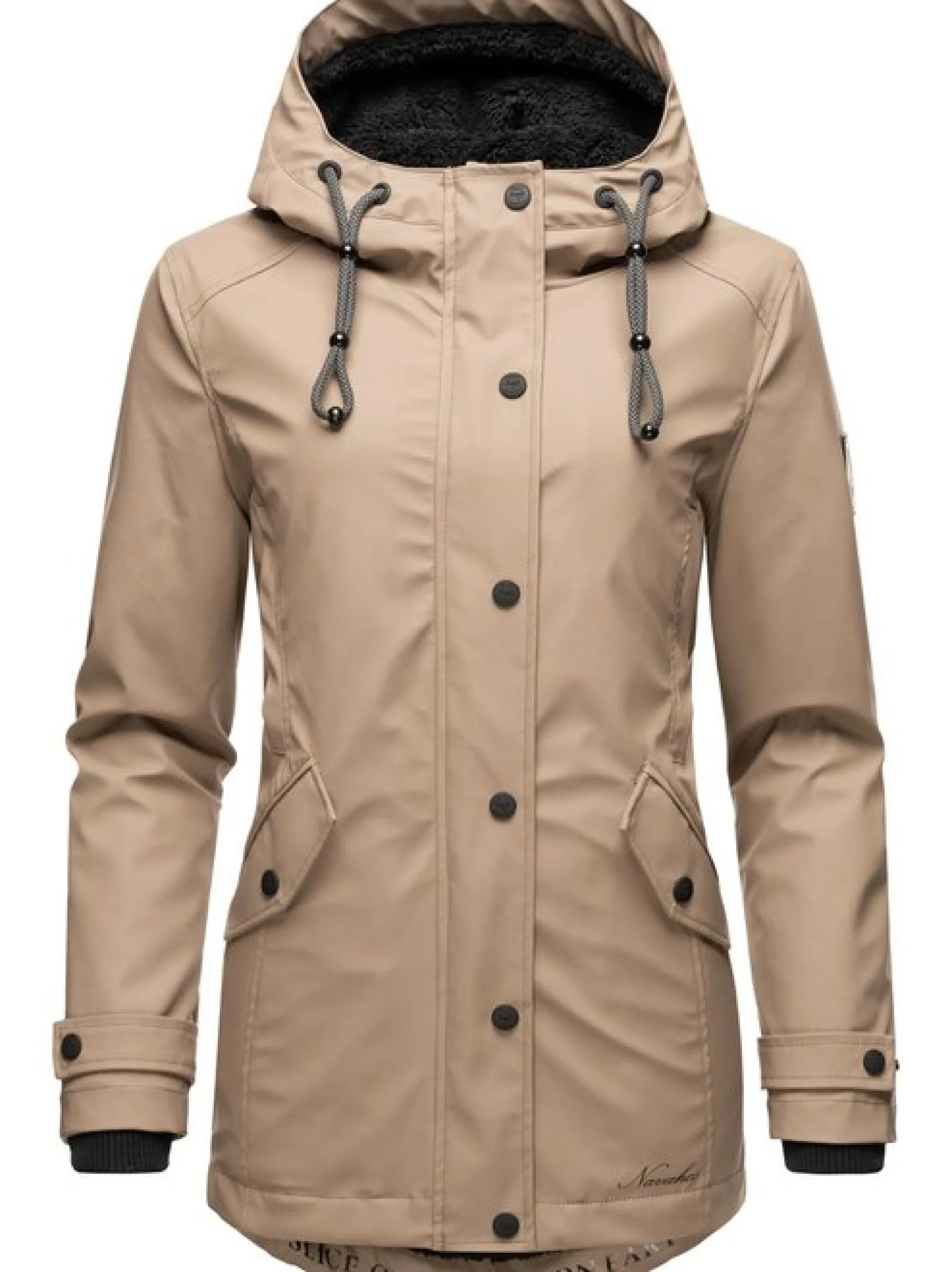 Navahoo Damen Regenjacke - Lindraa in taupe