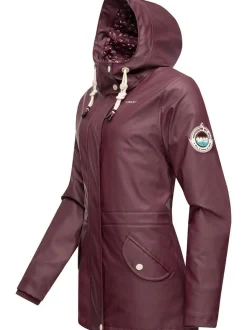 Navahoo Damen Regenjacke - Ocean Heart in lila