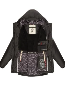 Navahoo Damen Regenjacke - Ocean Heart in schwarz
