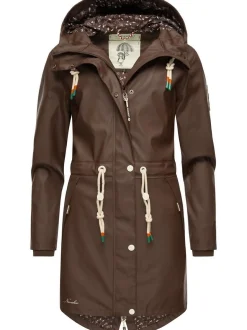 Navahoo Damen Regenjacke - Tropical Storm OO in schoko