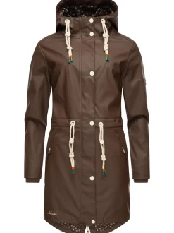 Navahoo Damen Regenjacke - Tropical Storm OO in schoko