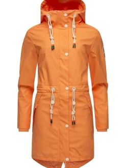 Navahoo Damen Regenjacke - Tropical Storm OO in aprikot