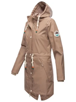 Navahoo Damen Regenjacke - Tropical Storm OO in taupe
