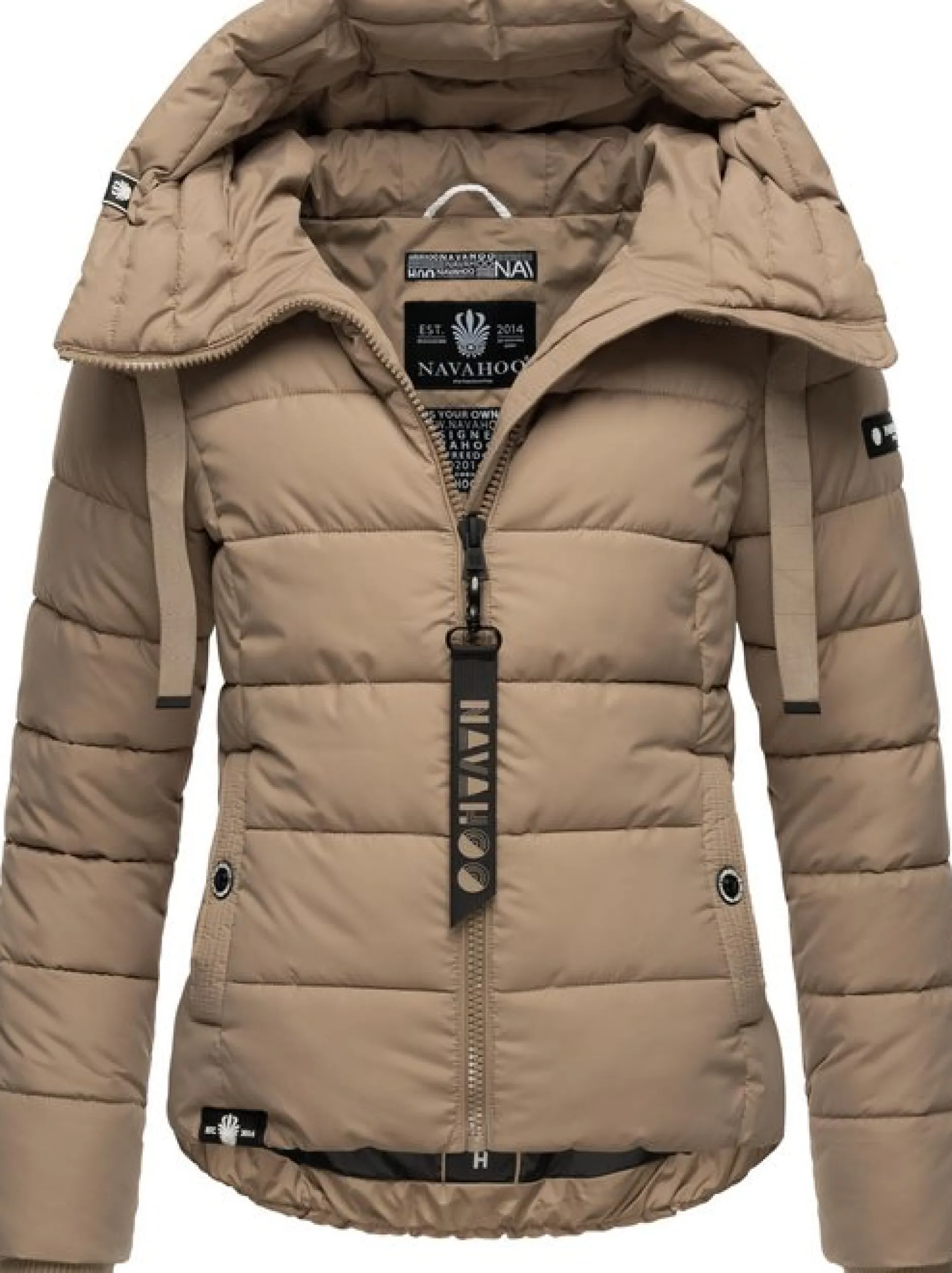 Navahoo Damen Steppjacke - Amayaa in taupe