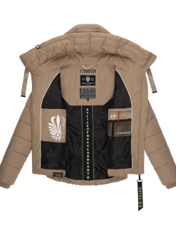 Navahoo Damen Steppjacke - Amayaa in taupe