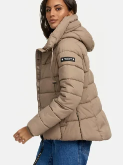 Navahoo Damen Steppjacke - Amayaa in taupe