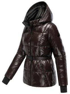 Navahoo Damen Steppjacke - Eisglanz 14 in schoko