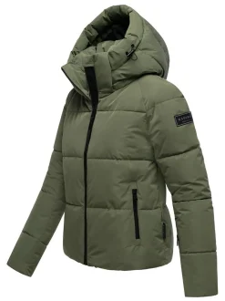 Navahoo Damen Steppjacke - Frostherz XIV in oliv