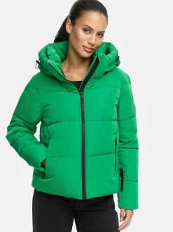 Navahoo Damen Steppjacke - Frostherz XIV in grün