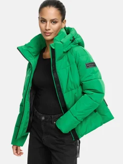 Navahoo Damen Steppjacke - Frostherz XIV in grün