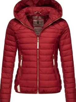 Navahoo Damen Steppjacke - Ich Bin Hübsch in rot