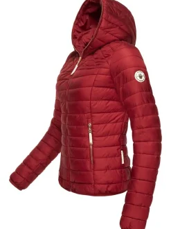 Navahoo Damen Steppjacke - Ich Bin Hübsch in rot