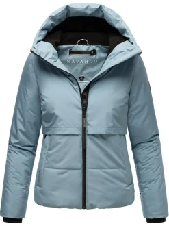 Navahoo Damen Steppjacke - Liebesküken XIV in blau