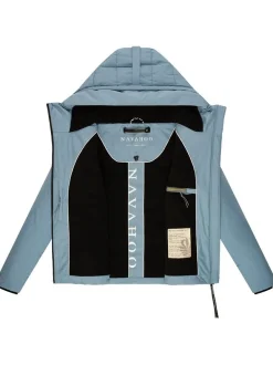 Navahoo Damen Steppjacke - Liebesküken XIV in blau