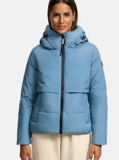 Navahoo Damen Steppjacke - Liebesküken XIV in blau