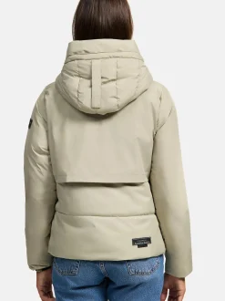 Navahoo Damen Steppjacke - Liebesküken XIV in ecru
