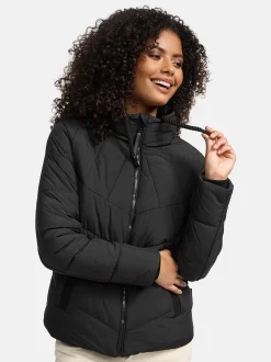 Navahoo Damen Steppjacke - Liebesfee 14 in schwarz