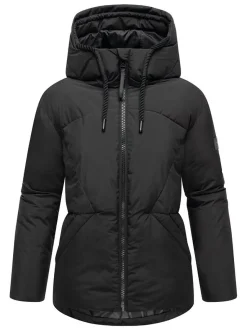 Navahoo Damen Steppjacke - Pastellzauber 14 in schwarz