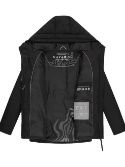 Navahoo Damen Steppjacke - Pastellzauber 14 in schwarz