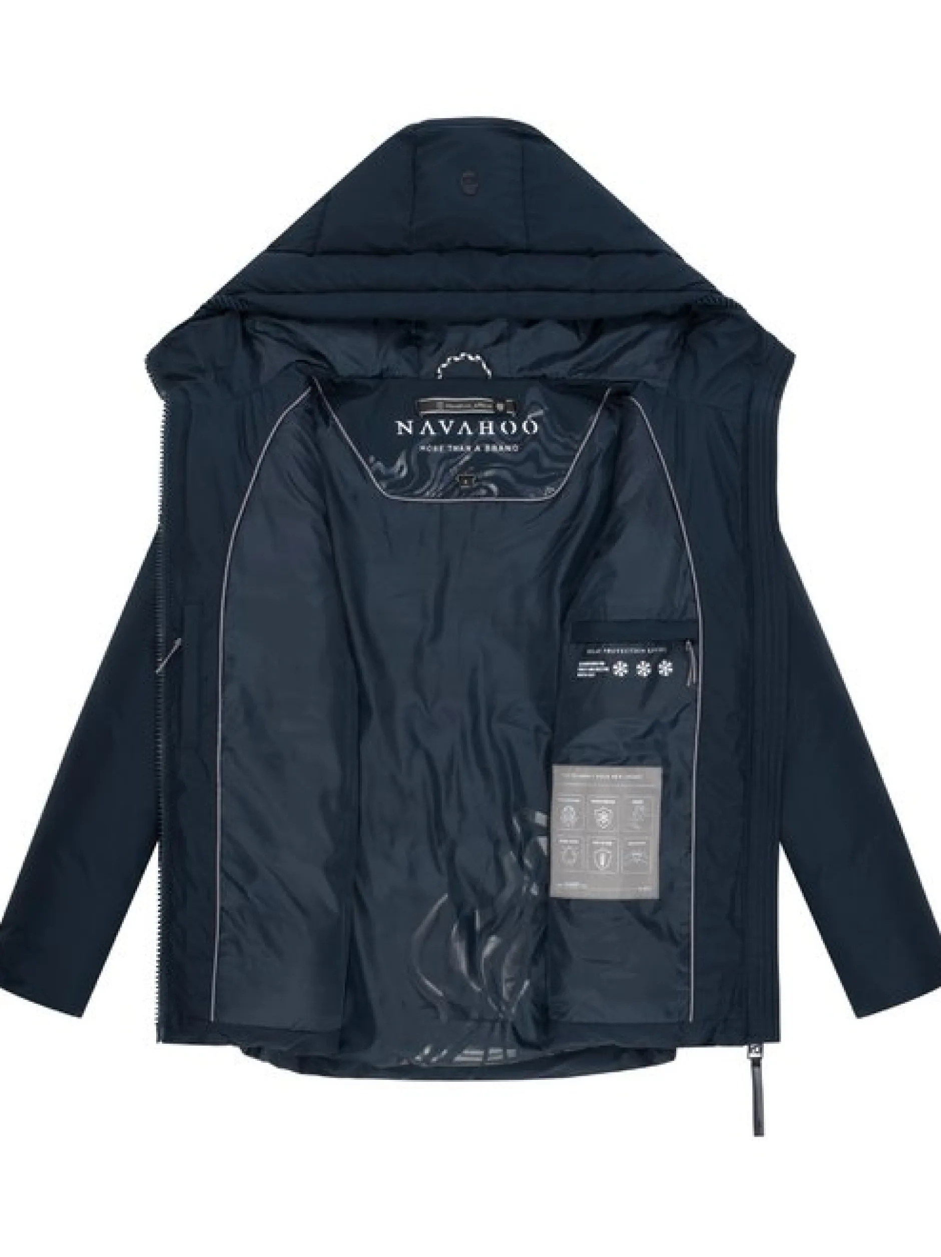 Navahoo Damen Steppjacke - Pastellzauber 14 in marine
