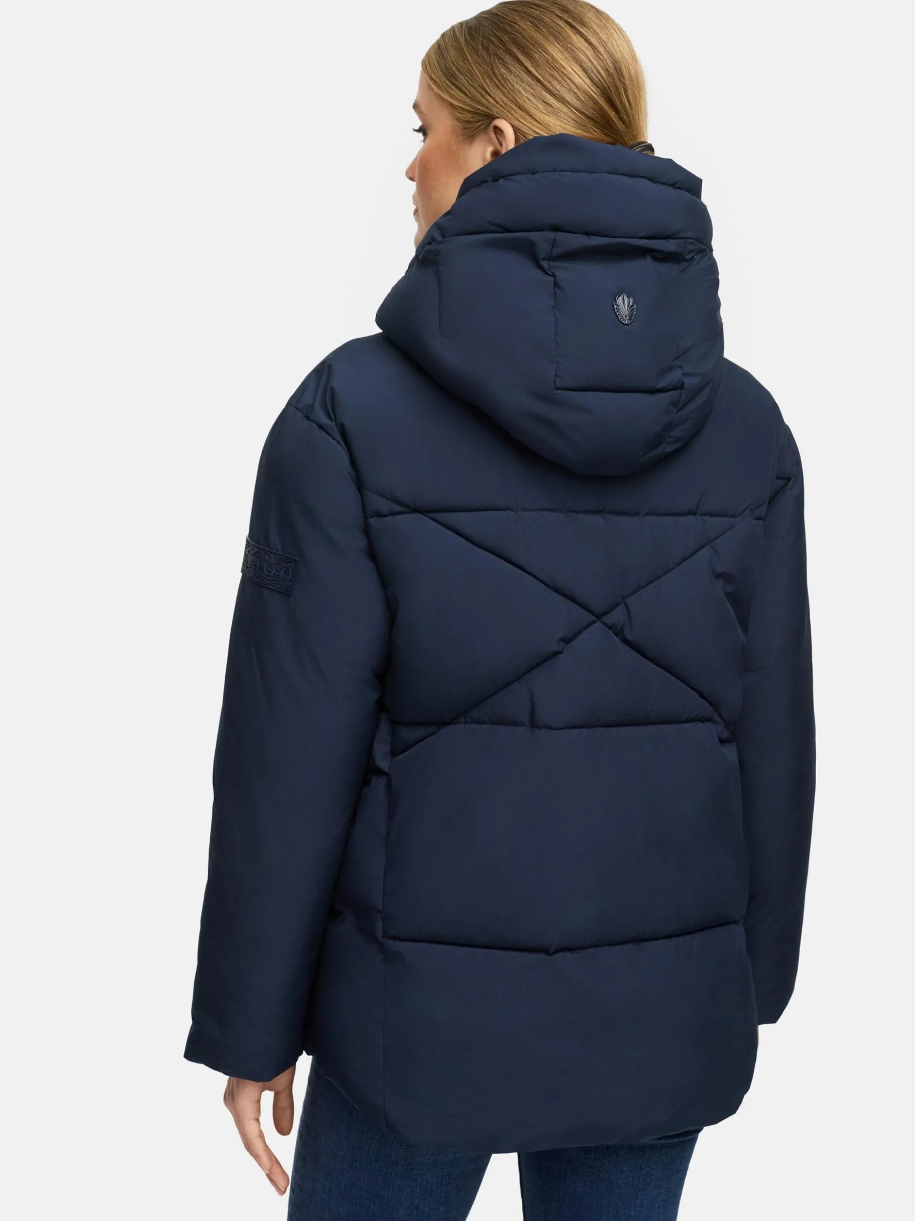 Navahoo Damen Steppjacke - Pastellzauber 14 in marine