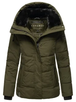 Navahoo Damen Steppjacke - Sag ja XIV in oliv