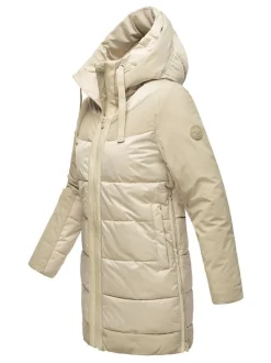 Navahoo Damen Steppjacke - Samtkätzchen in grau