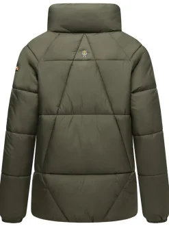 Navahoo Damen Steppjacke - Schokolinaa 14 in oliv