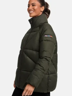 Navahoo Damen Steppjacke - Schokolinaa 14 in oliv