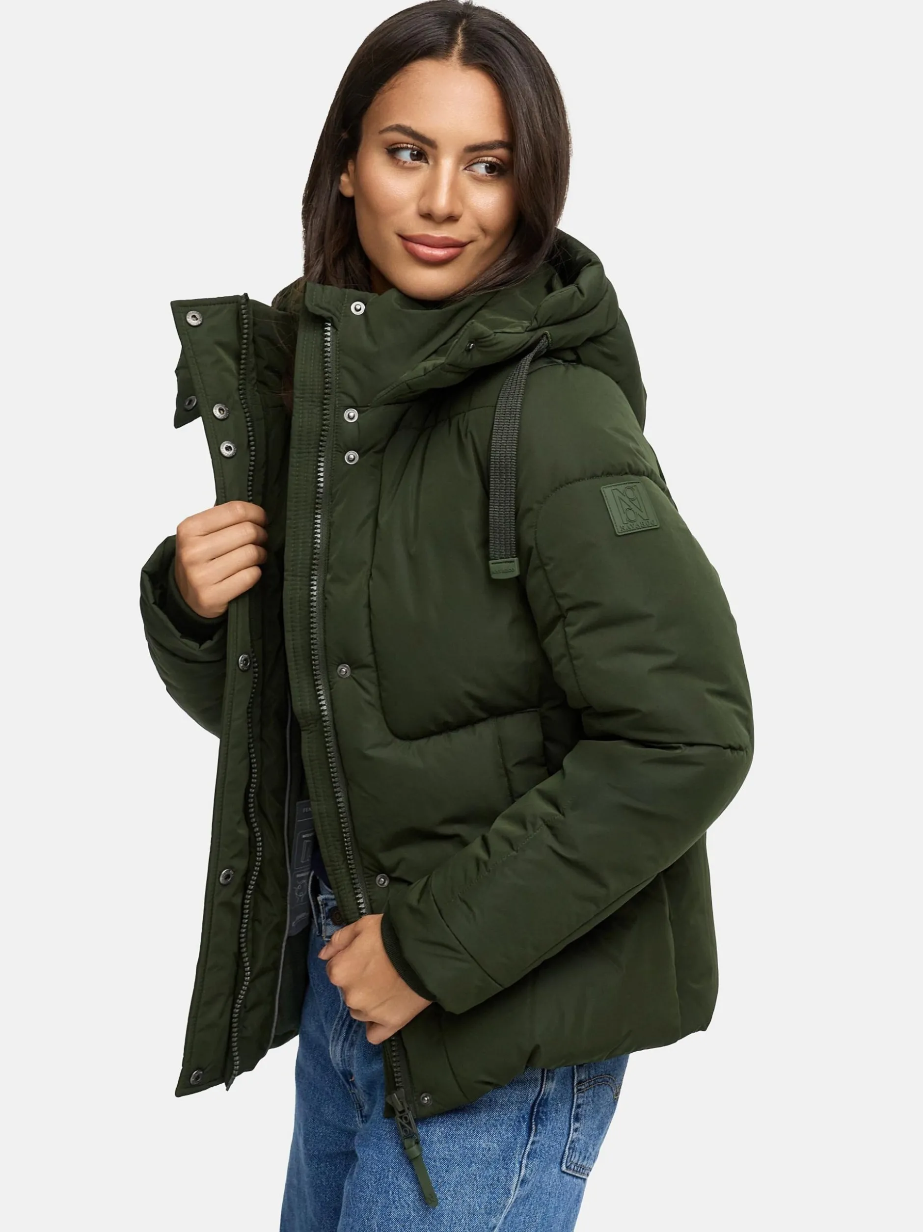Navahoo Damen Steppjacke - Zauberlicht 14 in oliv