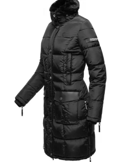 Navahoo Damen Steppmantel - Sinja in schwarz