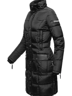 Navahoo Damen Steppmantel - Sinja in schwarz