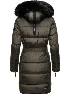 Navahoo Damen Steppmantel - Sinja in schwarz