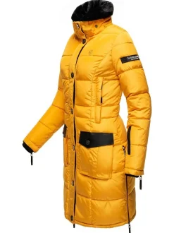 Navahoo Damen Steppmantel - Sinja in schwarz