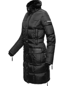 Navahoo Damen Steppmantel - Sinja in schwarz