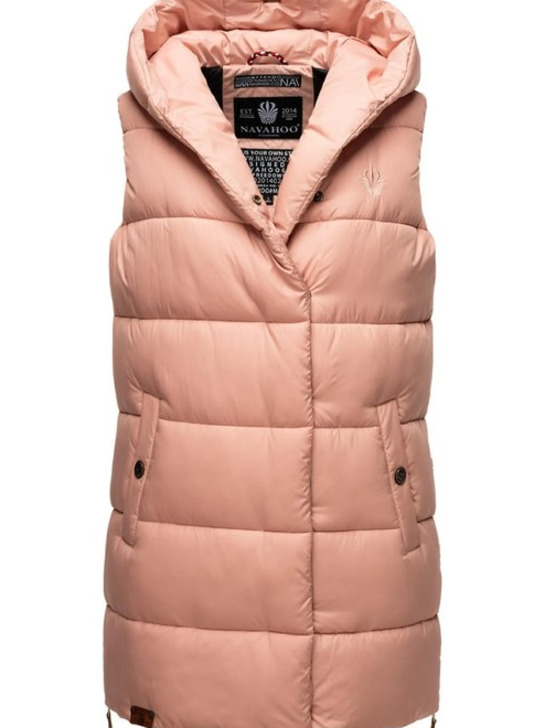 Navahoo Damen Steppweste - Madilynaa in rosa