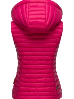Navahoo Damen Steppweste - Shadaa in fuchsia