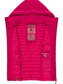 Navahoo Damen Steppweste - Shadaa in fuchsia