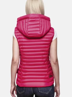 Navahoo Damen Steppweste - Shadaa in fuchsia