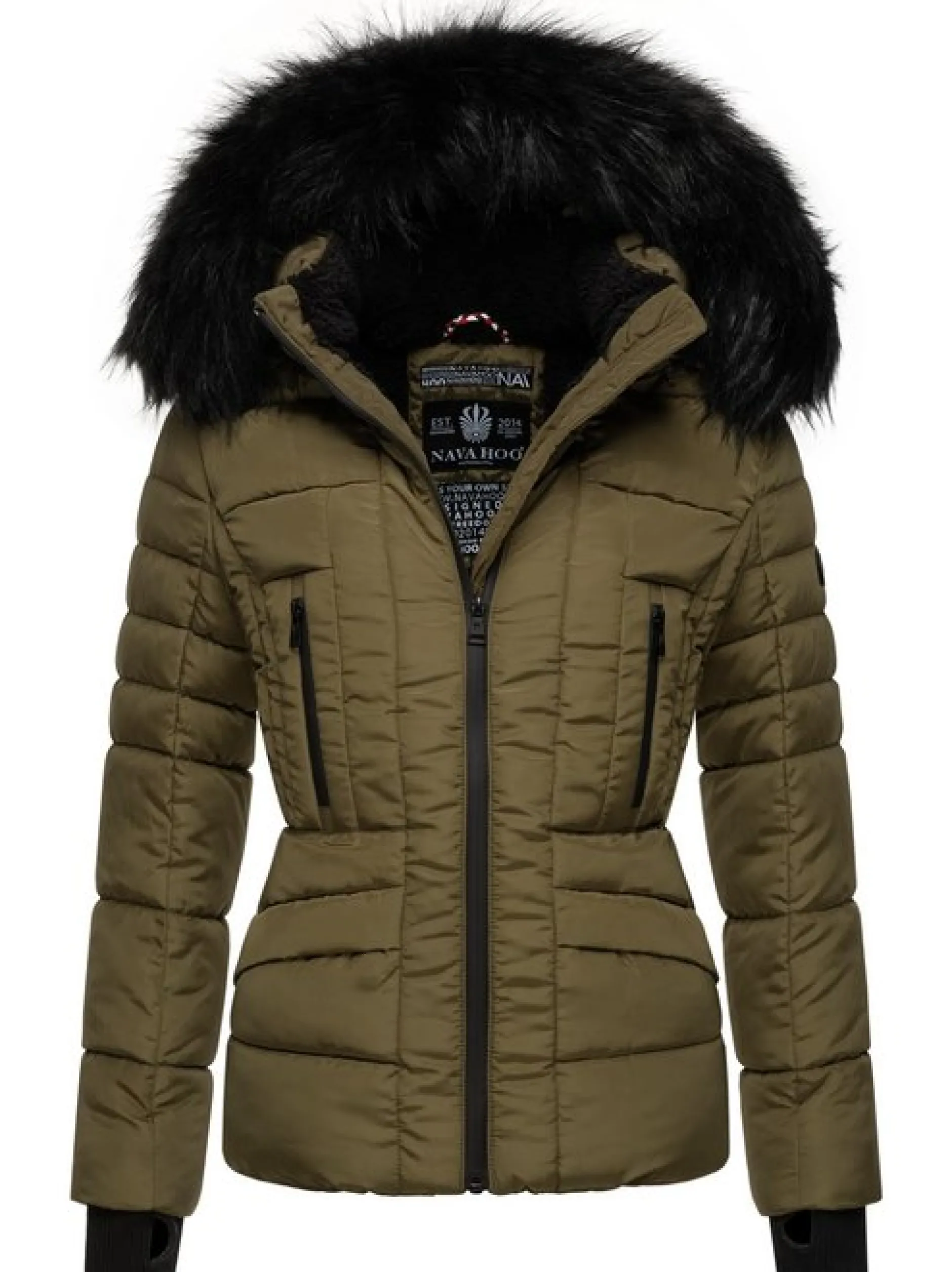 Navahoo Damen Winterjacke - Adele in grün