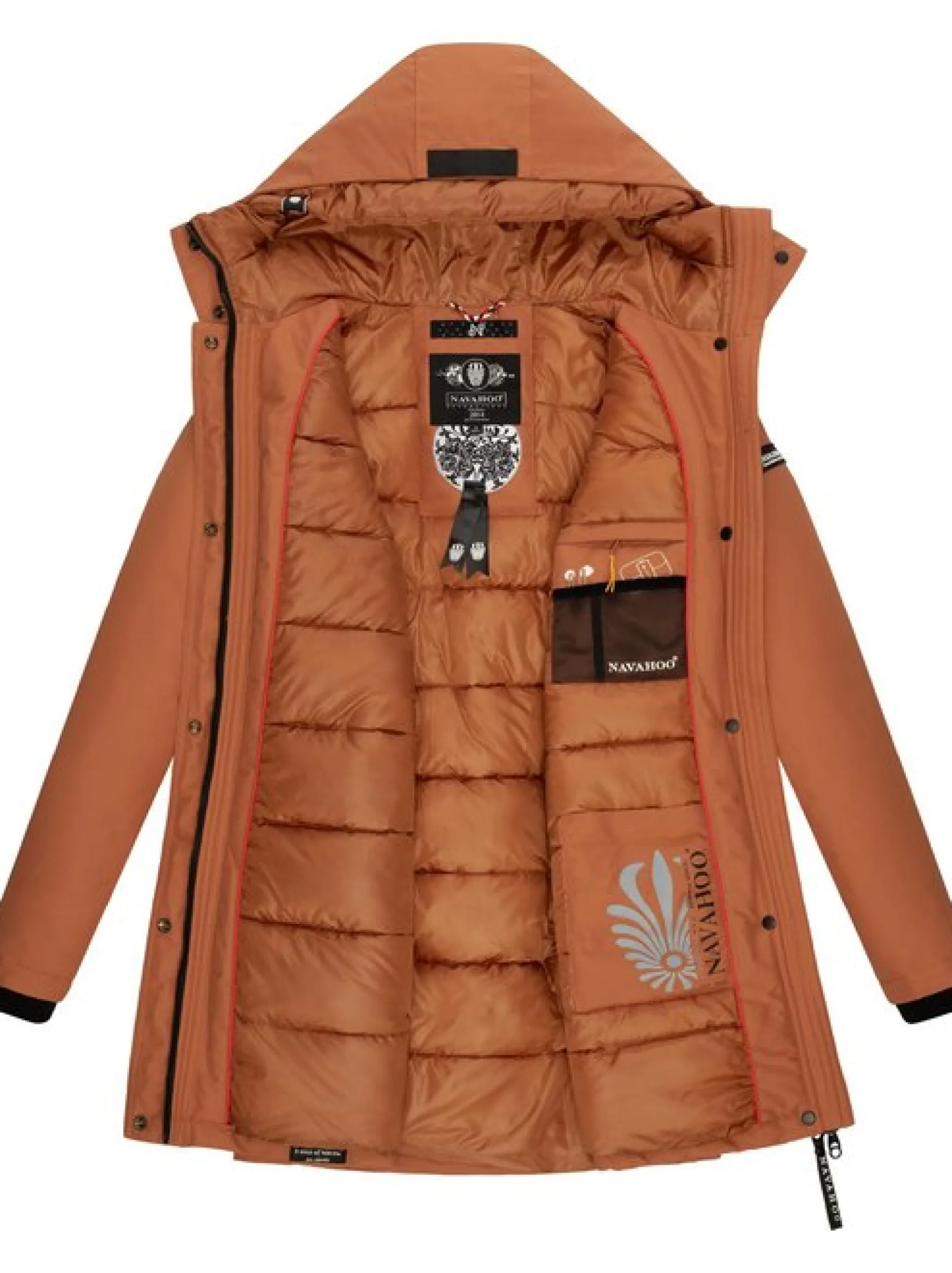 Navahoo Damen Winterjacke - Blizzardstorm in terra