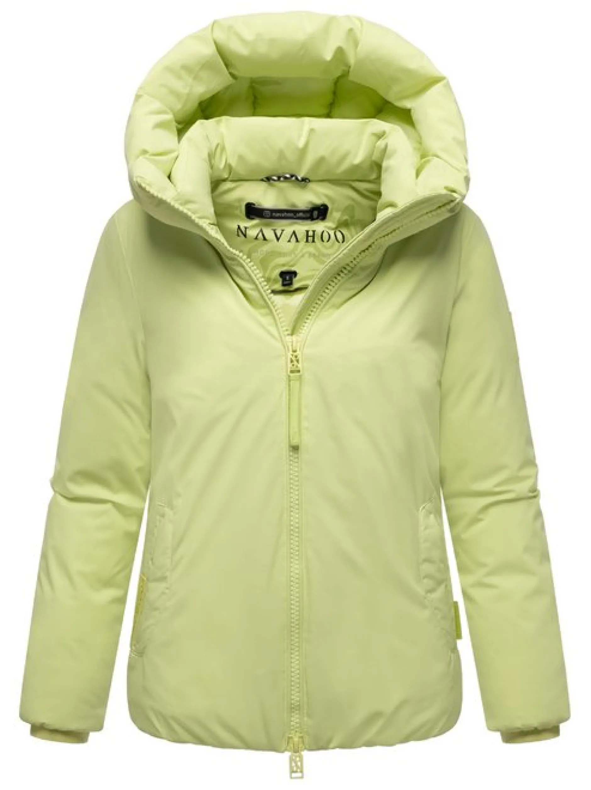 Navahoo Damen Winterjacke - Blütenlicht 14 in limone