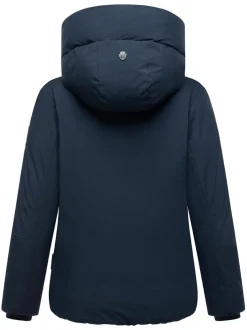 Navahoo Damen Winterjacke - Blütenlicht 14 in marine