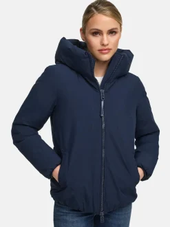 Navahoo Damen Winterjacke - Blütenlicht 14 in marine
