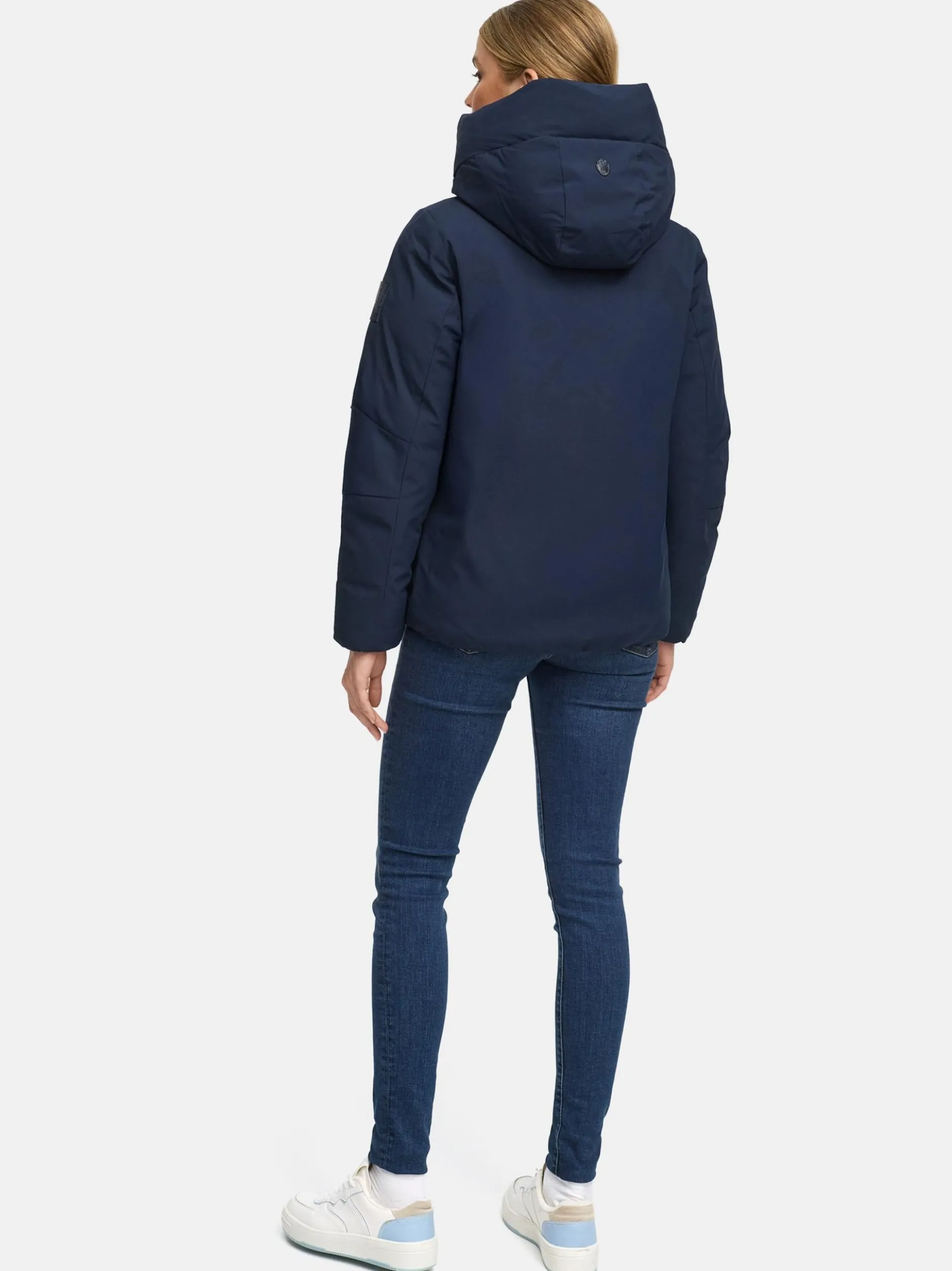 Navahoo Damen Winterjacke - Blütenlicht 14 in marine