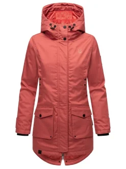 Navahoo Damen Winterjacke - Brinjaa in rot