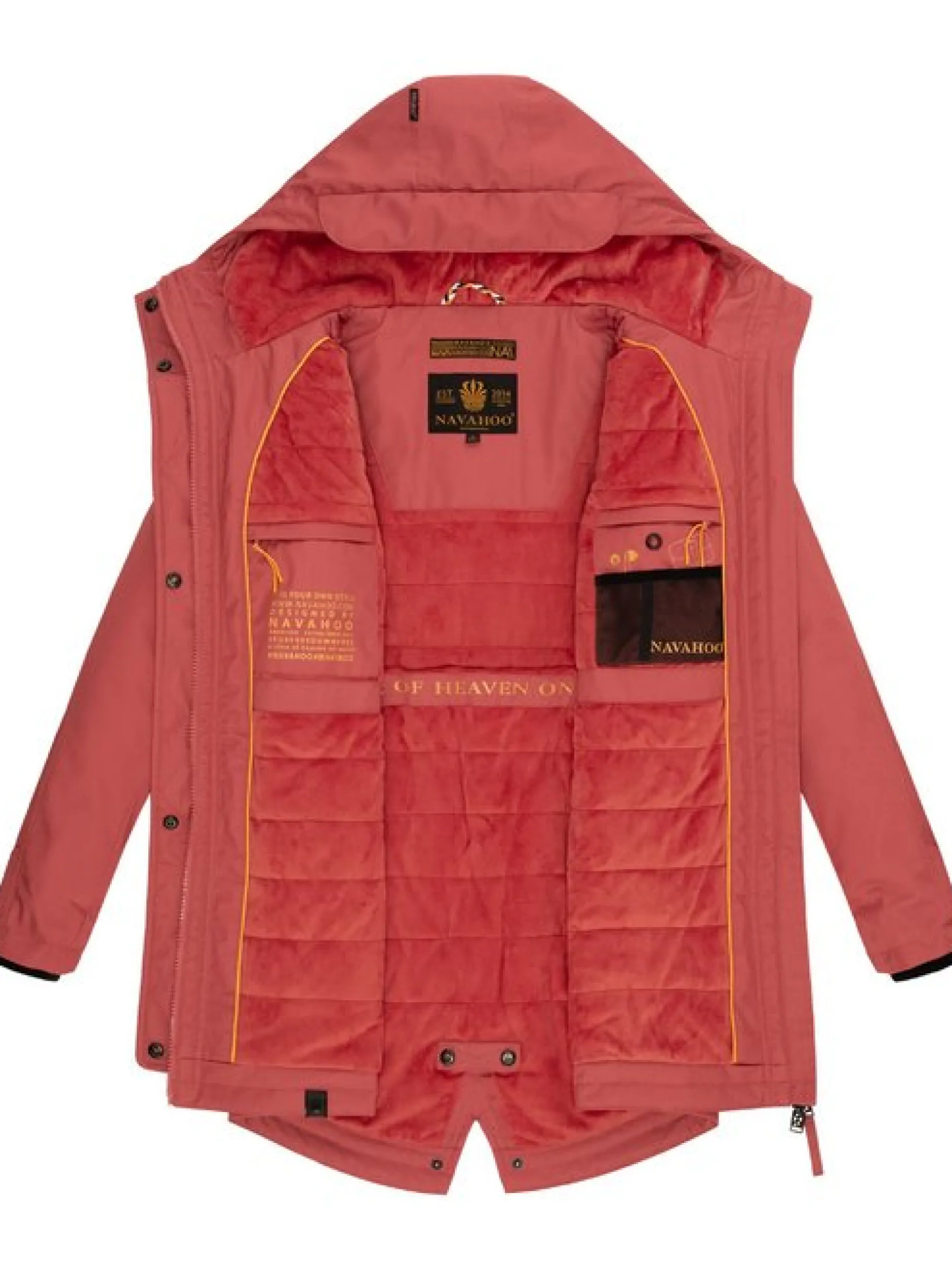 Navahoo Damen Winterjacke - Brinjaa in rot